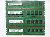 4x4GB(16GB) Micron MT8JTF51264AZ-1G6E1 1Rx8 PC3-12800U 1600mhz DDR3