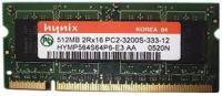 512MB hynix HYMP564S64P6-E3 PC2-3200 400mhz DDR2 SODIMM
