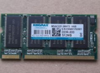 512MB KINGMAX DDR-333 MSAC22F-D8HT3 HAB 333mhz SODIMM