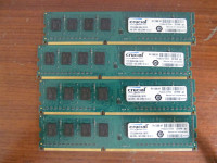 CRUCIAL 16 GB DDR3 - 4 x 4 GB DDR3 1600 MHz - 1R MEMORIJE