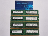 Crucial 16GB (4x4GB) DDR3, PC3 12800, 1600 MHz - Račun / R1 / Jamstvo