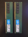 Crucial 2x8GB DDR4 2666MHz RAM