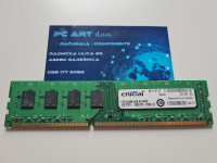 Crucial 4GB DDR3, PC3 12800U, 1600 MHz - Račun / R1 / Jamstvo