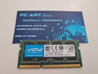 Crucial 8GB DDR3, PC3L 12800S, 1600 MHz, SODIMM, Račun / R1 / Jamstvo