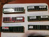 DDR1, 400 Mhz 1GBx6, 512MBx4, 256MBx9 itd.