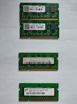 DDR2 memorija - 2kom*1GB, 1kom*512MB, 1kom*256MB