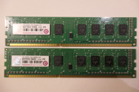 DDR3 2 x 2GB (4GB) 1333Mhz Transcend DDR3 2x2GB CL9 DIMM RAM