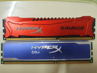 2x4Gb DDR3 Kingston HyperX