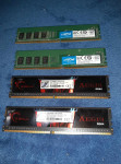 DDR4 2400mhz Crucial 2x4gb / G.skill 2x4gb = 16gb