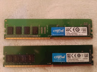 DDR4 memorija CRUCIAL 2400MHZ 2x4GB - Sisak