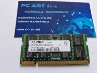 Elpida 2GB DDR2, PC2 2Rx8 6400S, 800 MHz, SODIMM, Račun/R1/ Jamstvo