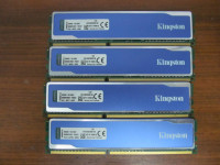KINGSTON 16 GB DDR3 - 4 x 4 GB DDR3 1600 MHz