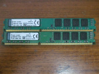 KINGSTON 16 GB DDR3 - 8 + 8 GB DDR3 1600 MHz