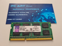 Kingston 4GB DDR3, PC3 2Rx8 10600S, 1333 MHz, SODIMM, Račun / R1