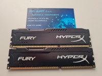Kingston HyperX FURY 16GB (2x8GB) DDR3, PC3 14900, 1866 MHz - Račun/R1