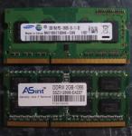 Memorija za laptop - 4Gb 2x2Gb PC3 DDR3