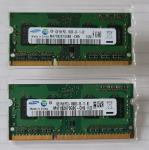 SAMSUNG memorija za prijenosna računala 1GB DDR3 1333MHz 204 PIN 2 kom