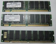 Ram memorija SDRAM 256MB 133MHz i DDR 512MB 400 DIMM Transce