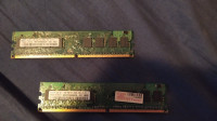 RAM memorije Samsung 1gb 1rx8 pc2 6400u/5300u (2komada)