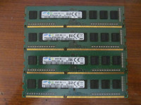 SAMSUNG 16 GB DDR3 - 4 x 4 GB DDR3 1600 MHz - 1R MEMORIJE