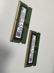 Samsung 2x8GB (16GB)  Module MEMORY 1RX16 RAM DDR5 4800 Mhz SO-DIMM