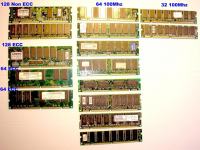 RAM memorija za vintage PC računala 64-128MB SDRAM 100 i 133Mhz moduli