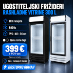 Ugostiteljski frižider Rashladna vitrina Novo