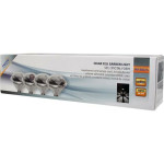 home Solarna vrtna LED lampa, metalna, set 4 komada, 200 mAh - MX 802/