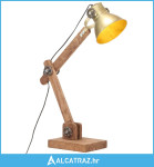 Industrijska stolna svjetiljka mjedena okrugla 58x18x90 cm E27 - NOVO