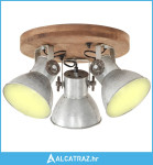 Industrijska stropna svjetiljka 25 W srebrna 42 x 27 cm E27 - NOVO