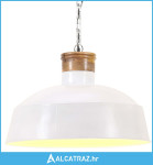 Industrijska viseća svjetiljka 58 cm bijela E27 - NOVO