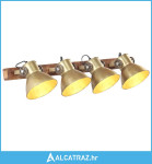 Industrijska zidna svjetiljka mjedena 90 x 25 cm E27 - NOVO