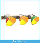 Industrijska zidna svjetiljka višebojna 65 x 25 cm E27 - NOVO