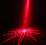 Laser rasvijeta - SunD - crveni -24 efekta