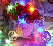 Leptiri šarena rasvjeta lampice