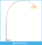 Lučna svjetiljka 60 W srebrna E27 200 cm - NOVO