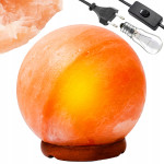 Okrogla namizna himalajska solna lučka 3kg ​​ionizator 15W