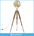 Podna svjetiljka na tronošcu od masivnog drva manga 165 cm - NOVO