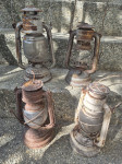 Set 4 petrolejske lampe  - fenjeri