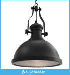 Stropna svjetiljka crna okrugla E27 - NOVO