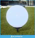 Vanjksa solarna svijetiljka solarna lopta LED 50 cm 1 kom klinac - NOV