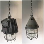 Vintage industrijske brodske lampe