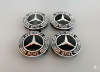 MERCEDES čep za felge CRNI, ORIGINAL