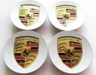 PORSCHE ČEPOVI ZA ALU FELGE 65mm siva