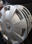 Audi originalne ratkape 16"  4 kom. Čel. felge, gume, dizalica, ključ
