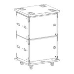 Wharfedale Pro XLA-DB2 transportna baza na kotačima