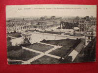 200.PARIS -Panorama du Louvre old postcard - stara dopisnica Pariza