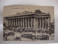 49.Paris - La Bourse postcard 1922. CM.- PUTOVALA 1923.
