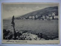 ABBAZIA - MADONNINA,old postcard ,razglednica Opatija 1935.godina