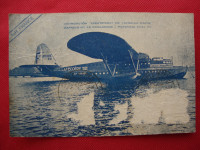 AIR FRANCE-HIDROAVION,TARJETA POSTCARD 1935. dopisnica putovala aviono